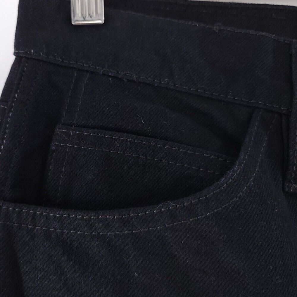 Frame Le Italien True Straight Black Noir Jeans Womens Size 25 - Picture 5 of 11